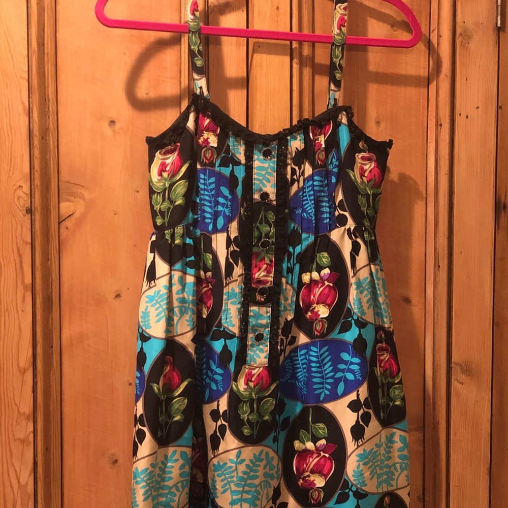 Vintage Silk and Lace Anna Sui Dress